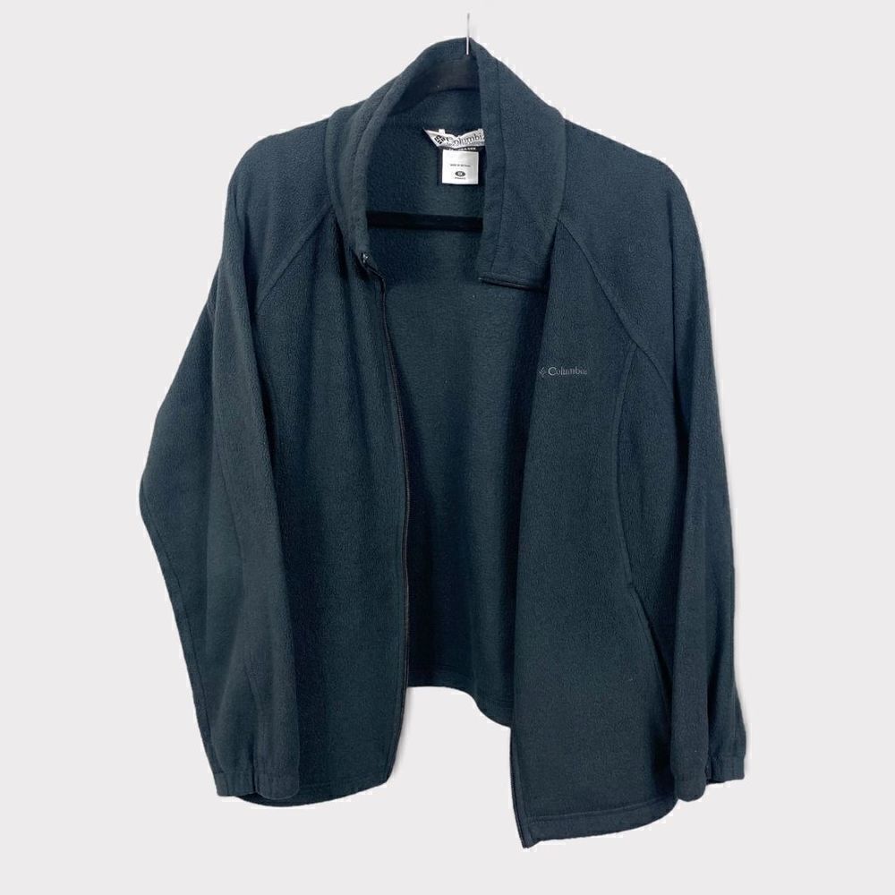 Columbia Black Fleece Jacket Size 1x